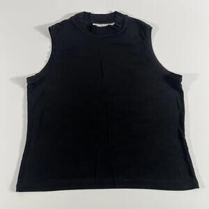 Chico's Private Edition Vintage Made in USA Sleeveless Top -‎ Size 3 - Black